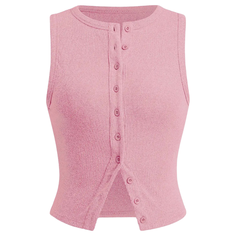 Kylie™ | Klassieke ribbed casual crop top