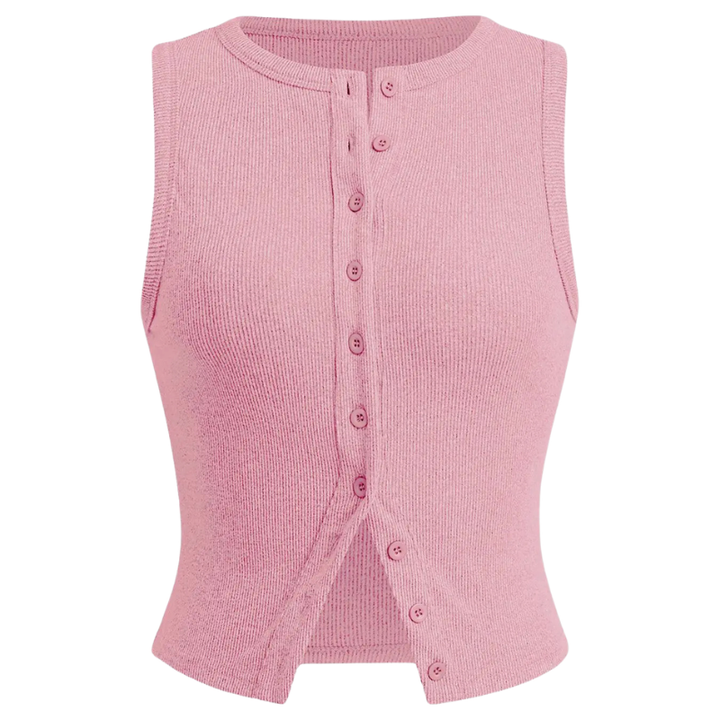 Kylie™ | Klassieke ribbed casual crop top