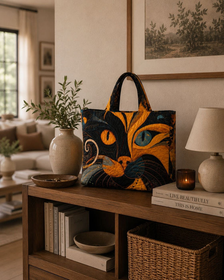Gewatteerde shopper - Mystic Cat