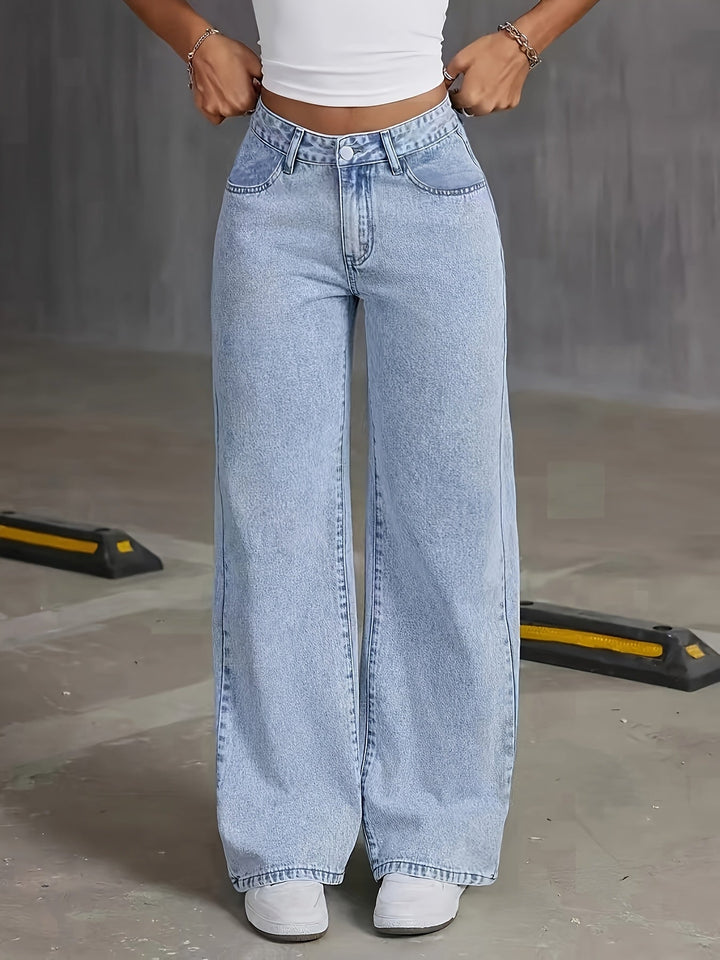 Philippa™ | Trendy high-waist denim