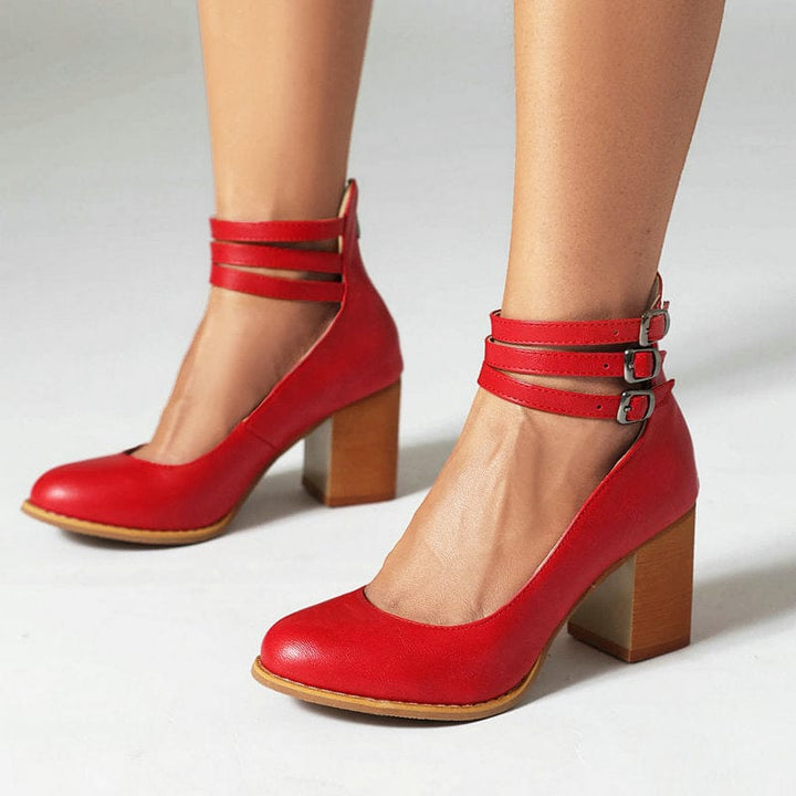 Ariana | Triple buckle hakken