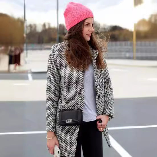 Amara™ | Long wool jas