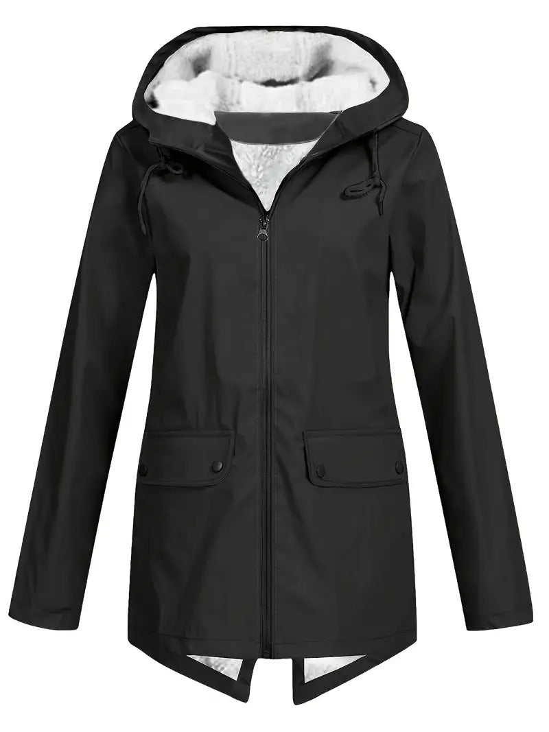 Amelia™ | Zachte fleece zip hoodie