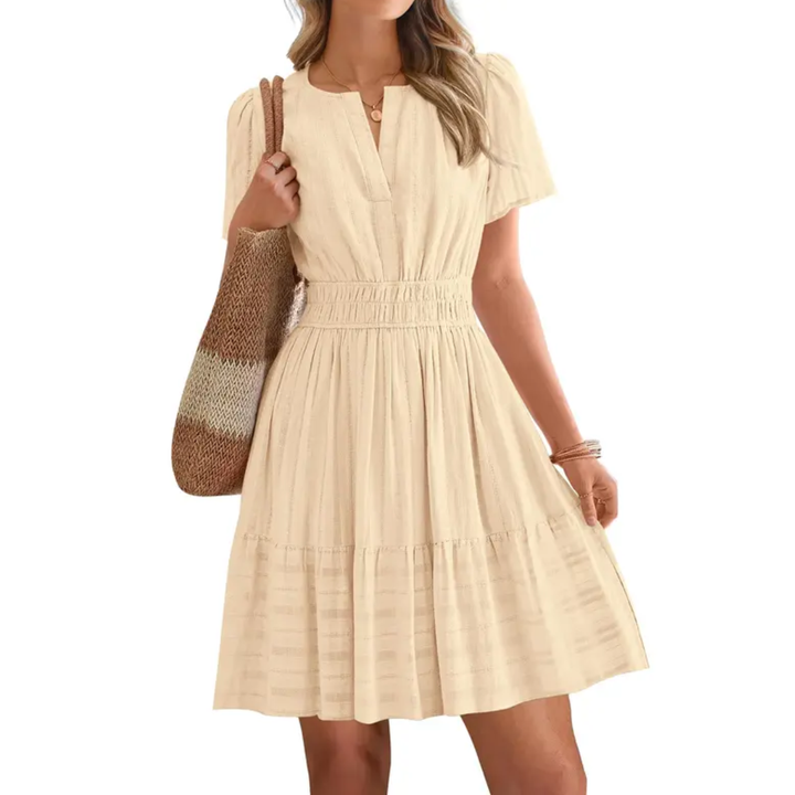 Blossom™ | Boho V-hals mini jurk