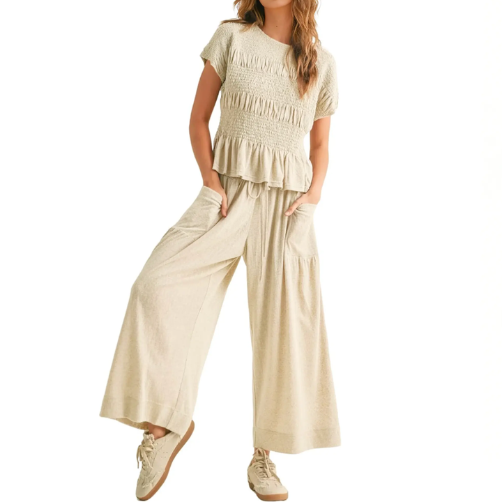 Petra™ | British-inspired patchwork harem broek