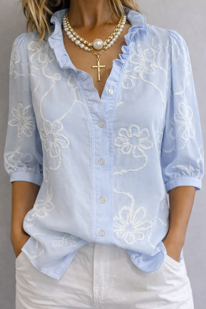 Zarela | Bloemen blouse