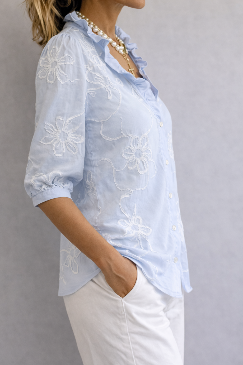 Zarela | Bloemen blouse