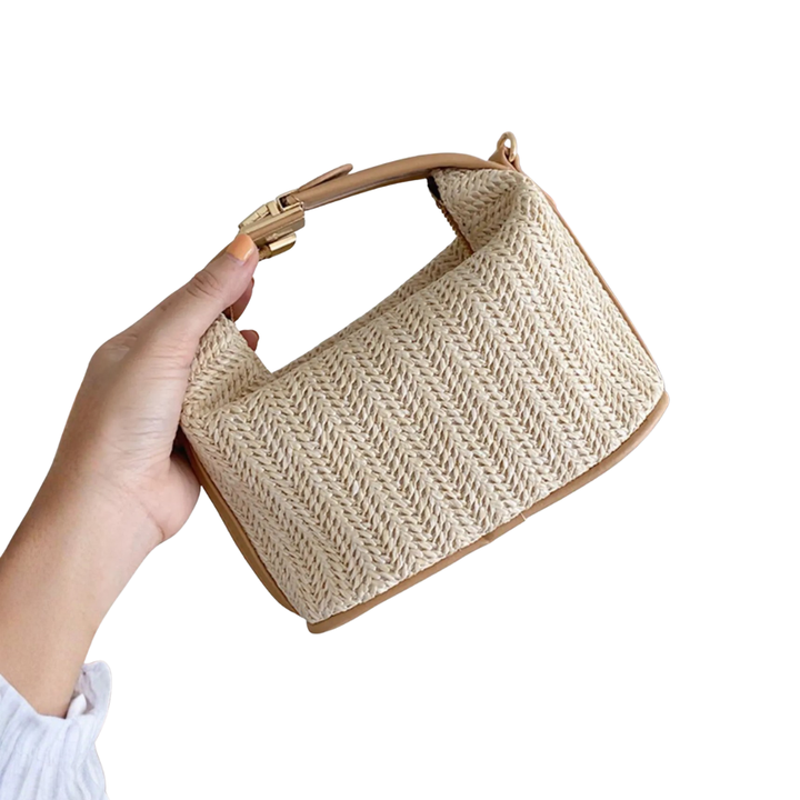Paloma™ | Woven straw crossbody schoudertas