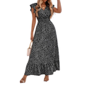 Celestine™ | Bloemen wrap boho midi jurk