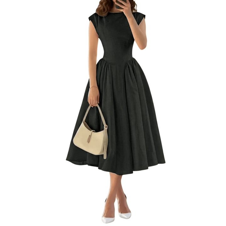 Lennora™ | Stijlvol open-back maxi jurk