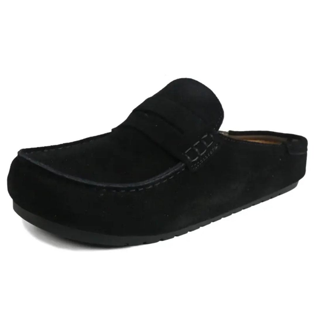 Birdie™ | Vintage cork footbed loafer clog schoenen