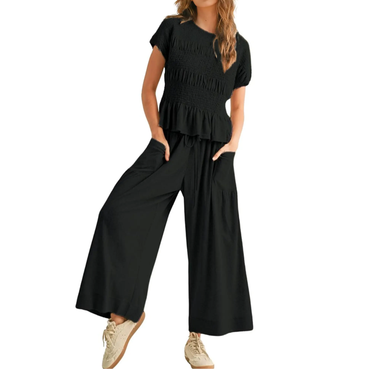 Petra™ | British-inspired patchwork harem broek