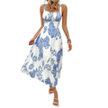 Celina™ | Romantic bloemen ruched sundress