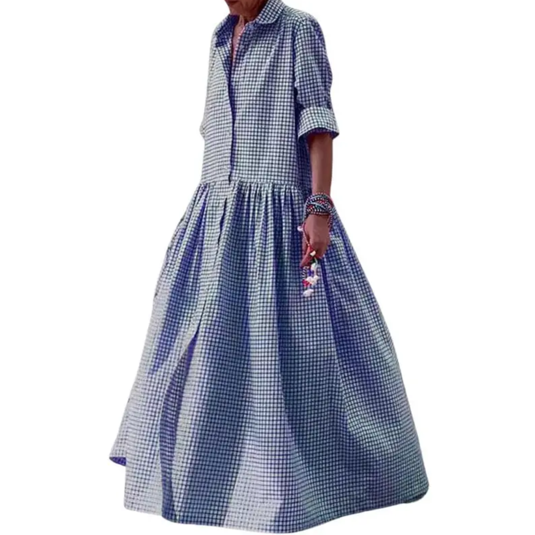 Wren™ | Vintage plaid flared shirtjurk