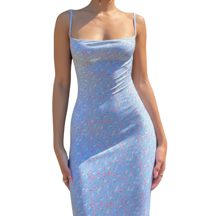 Briella™ | Bloemen backless boho cami jurk