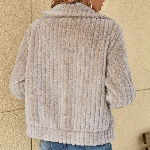 Genevieve™ | Stijlvolle sherpa jas