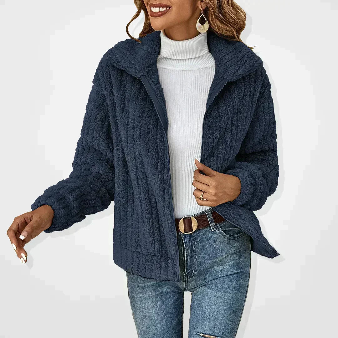 Genevieve™ | Stijlvolle sherpa jas
