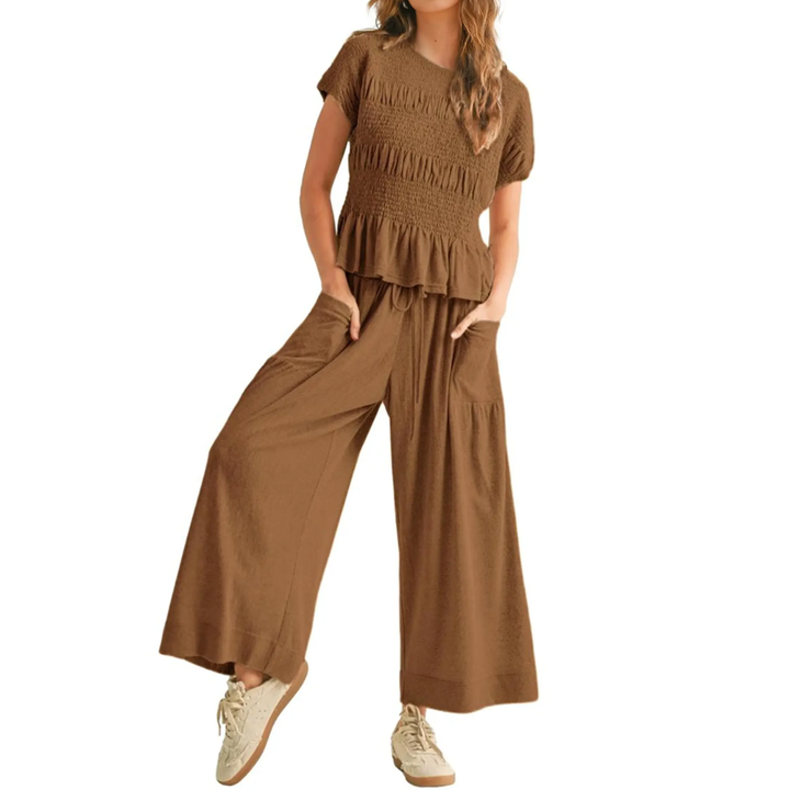 Petra™ | British-inspired patchwork harem broek