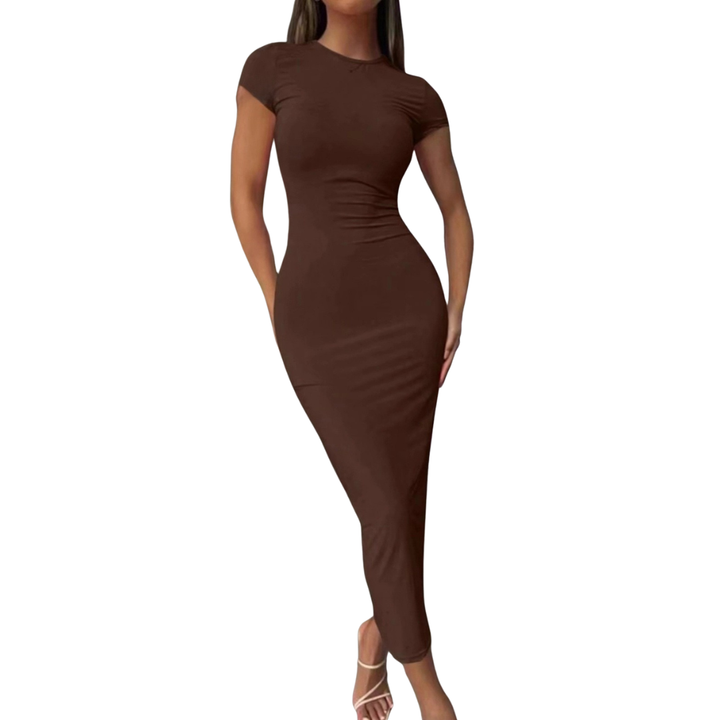 Celina™ | Stijlvol fitted maxi jurk