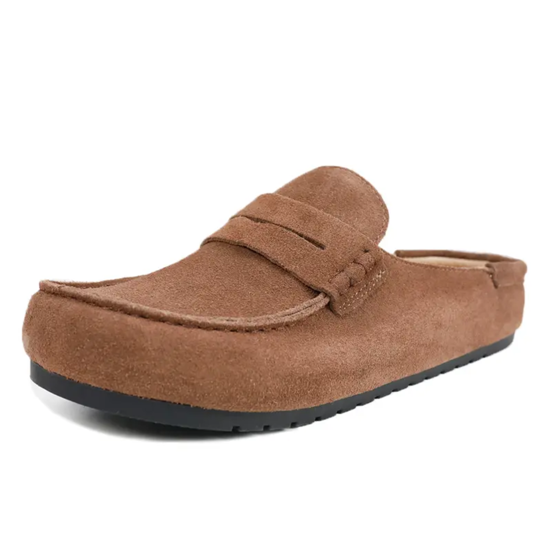 Birdie™ | Vintage cork footbed loafer clog schoenen