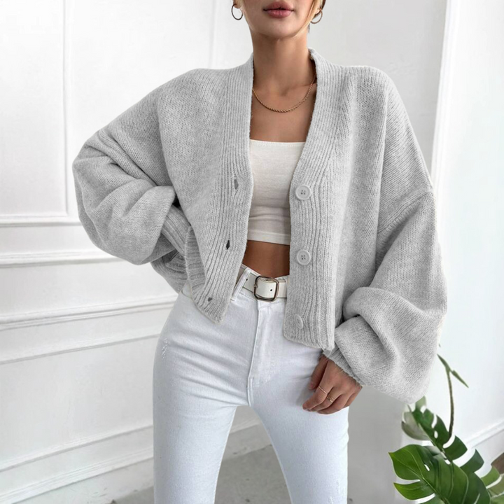 Bulak™ | Casual crop lantern sleeve vest
