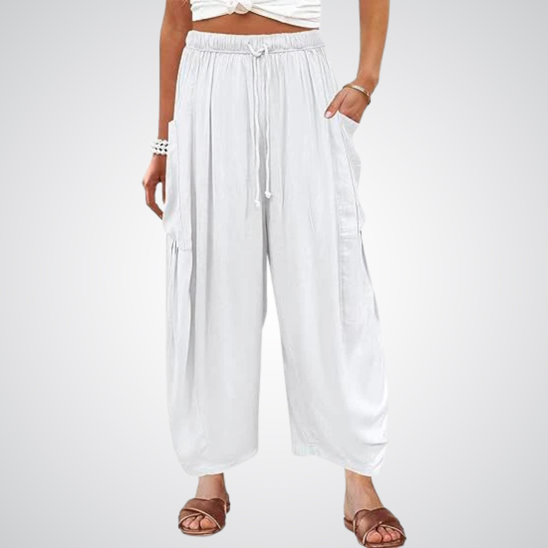 Lynna™ | Wide-leg comfort broek