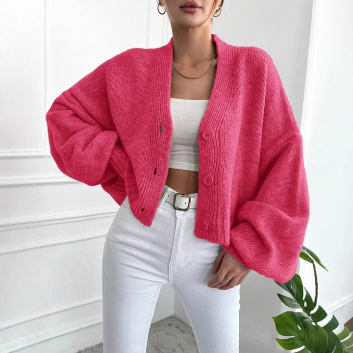 Bulak™ | Casual crop lantern sleeve vest