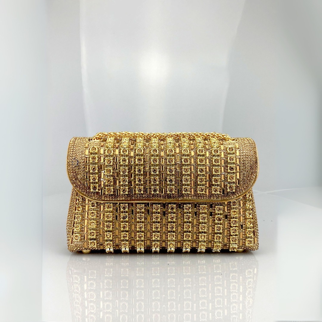 Laviera™ | Chique chain colored diamond schoudertas