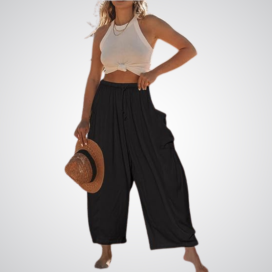 Lynna™ | Wide-leg comfort broek
