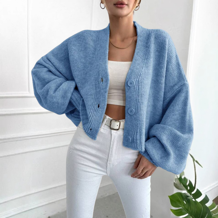 Bulak™ | Casual crop lantern sleeve vest
