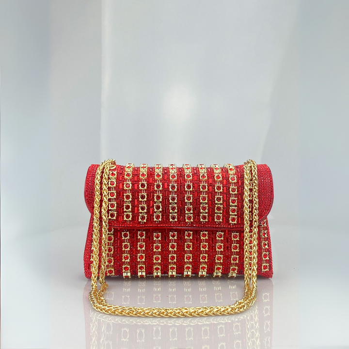 Laviera™ | Chique chain colored diamond schoudertas