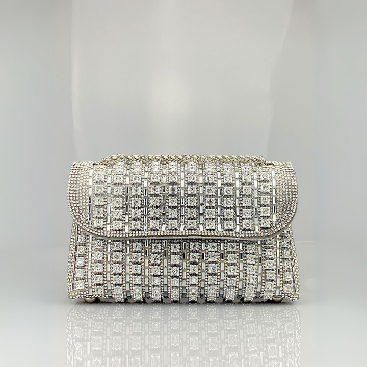 Laviera™ | Chique chain colored diamond schoudertas