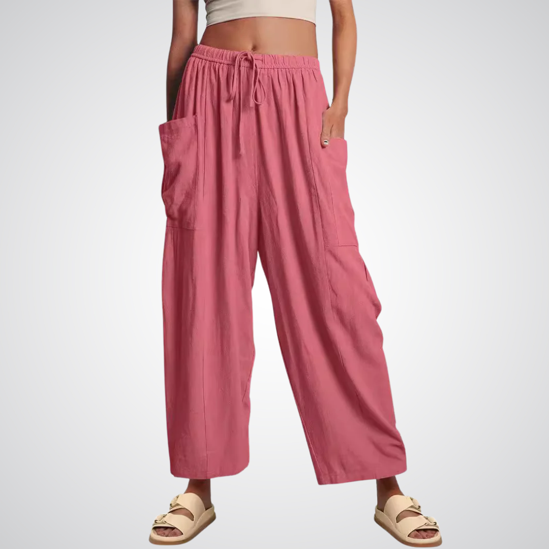 Lynna™ | Wide-leg comfort broek