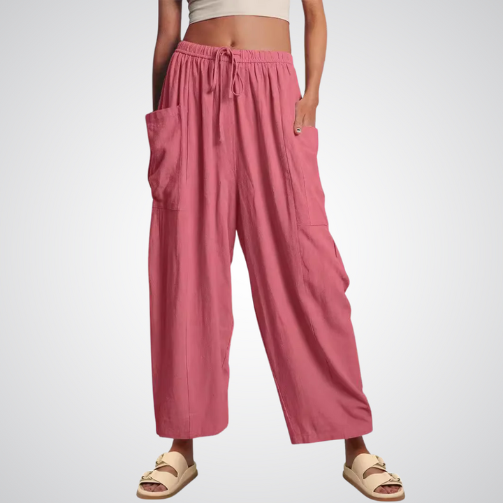 Lynna™ | Wide-leg comfort broek
