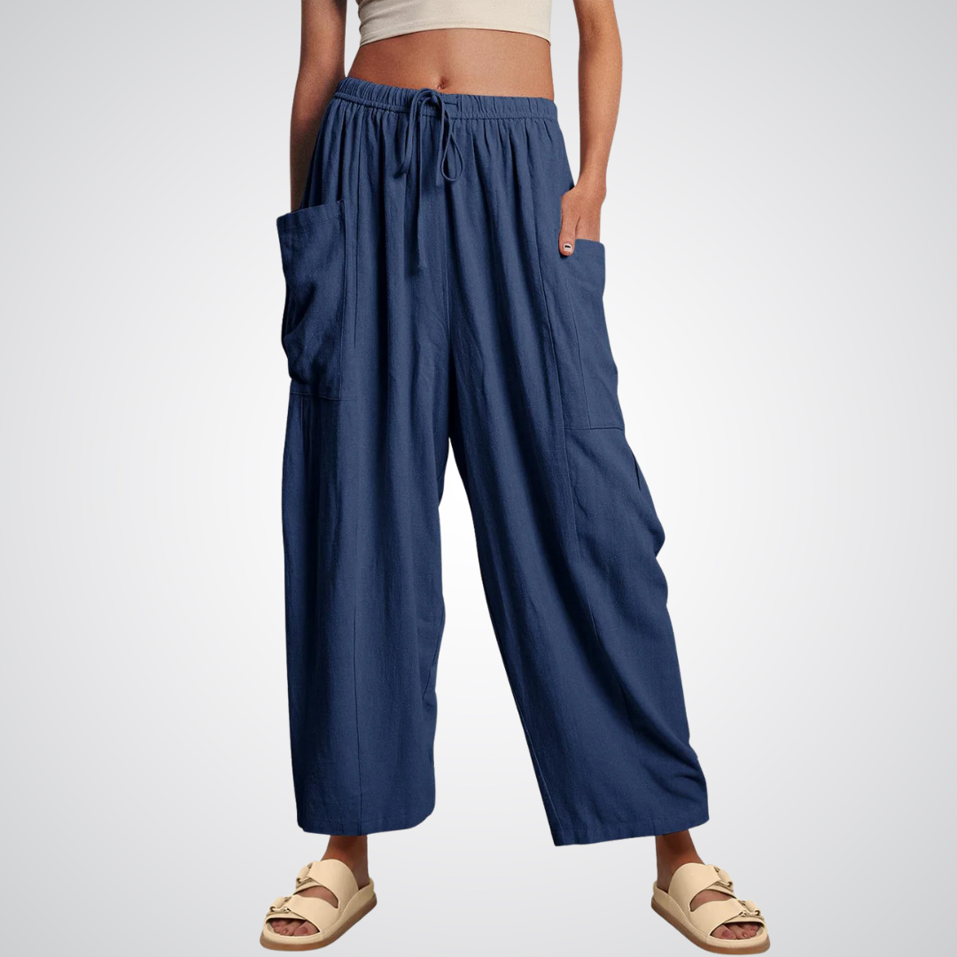 Lynna™ | Wide-leg comfort broek