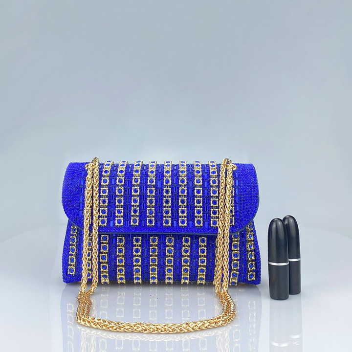 Laviera™ | Chique chain colored diamond schoudertas