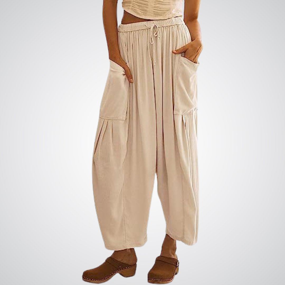 Lynna™ | Wide-leg comfort broek