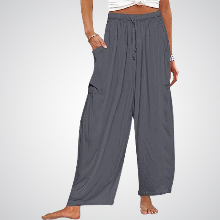 Lynna™ | Wide-leg comfort broek