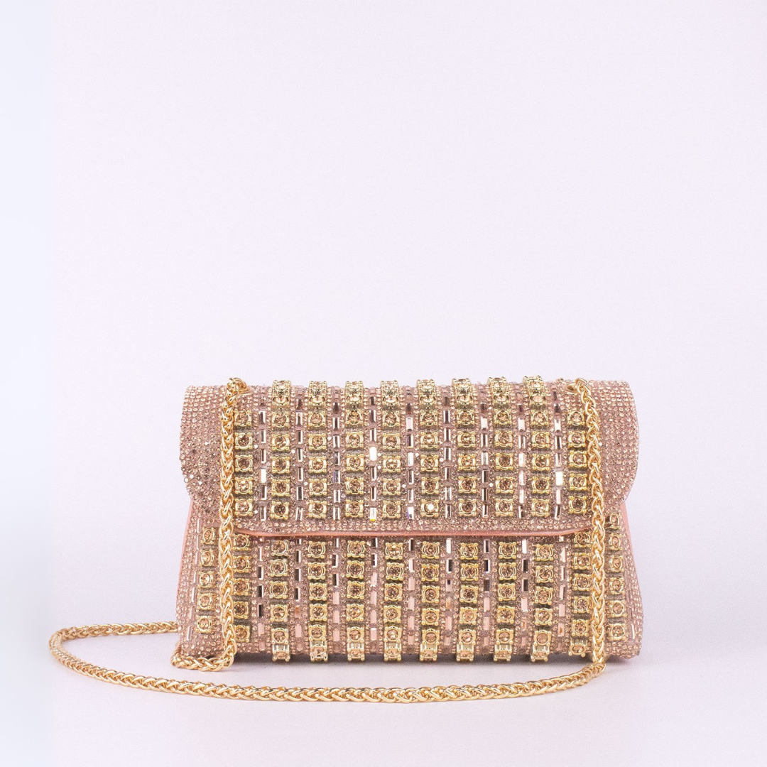 Laviera™ | Chique chain colored diamond schoudertas