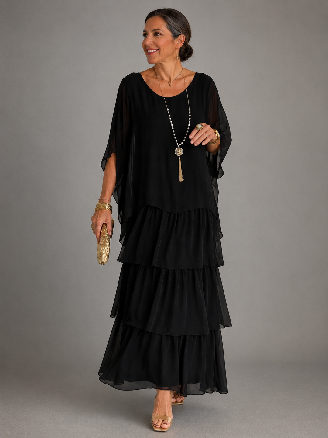 Lara™ | Elegante soepel vallende maxi jurk
