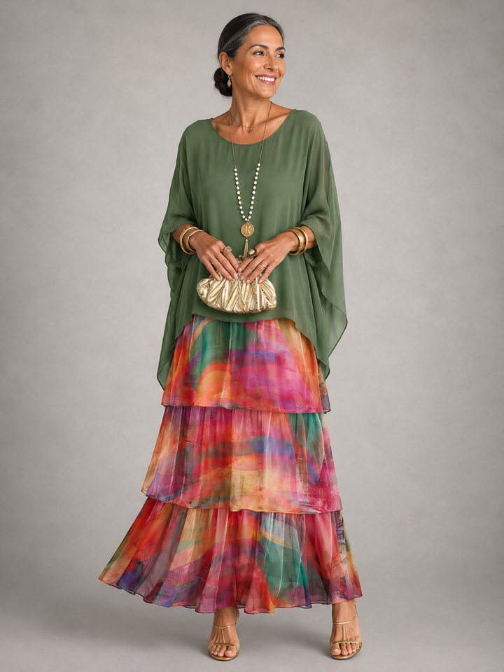 Lara™ | Elegante soepel vallende maxi jurk