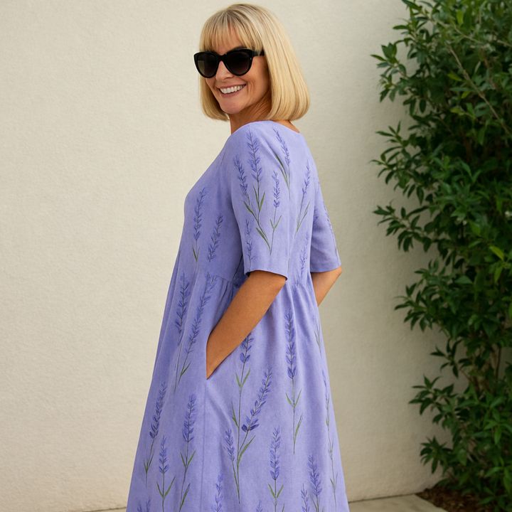 Isolena | Effortless comfort midi jurk