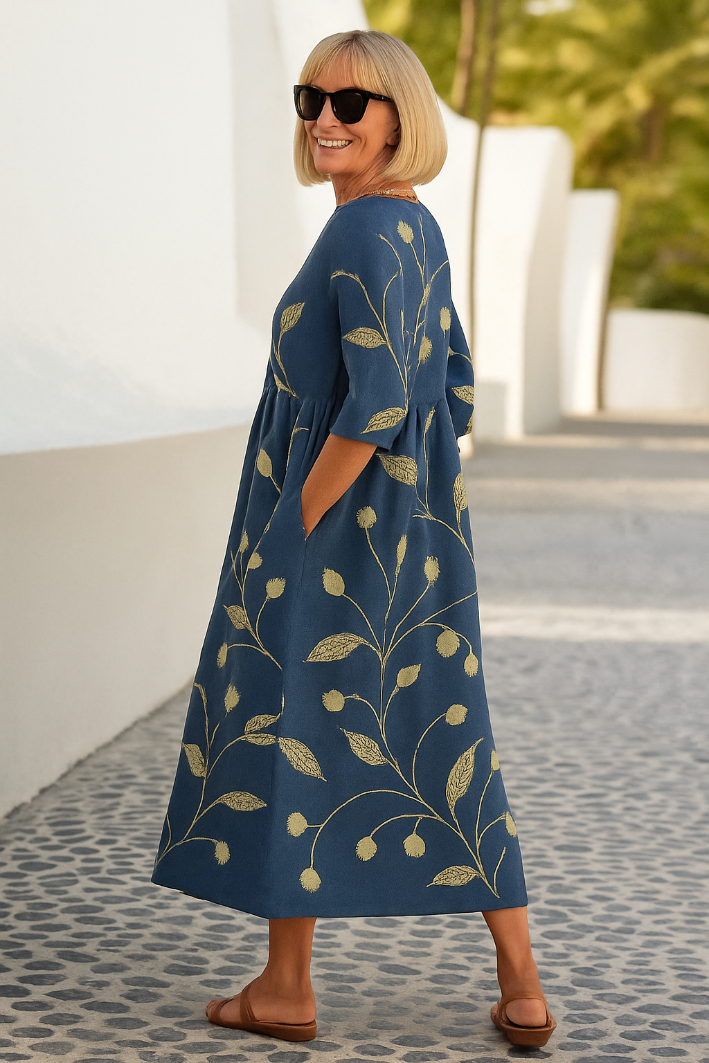 Isolena | Effortless comfort midi jurk