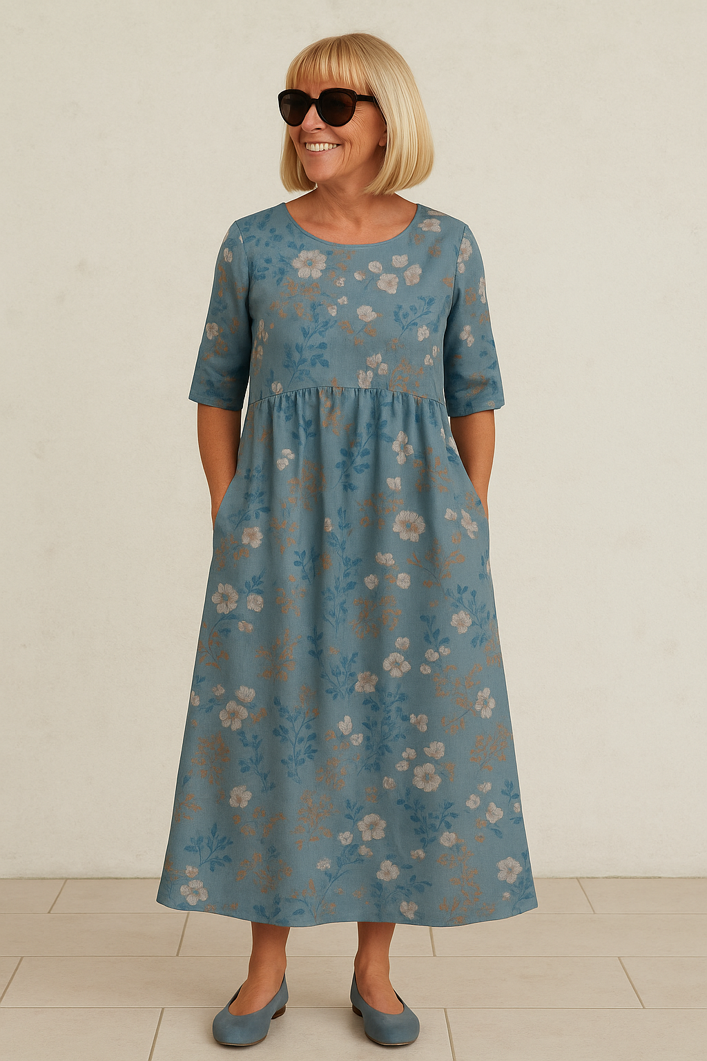 Isolena | Effortless comfort midi jurk