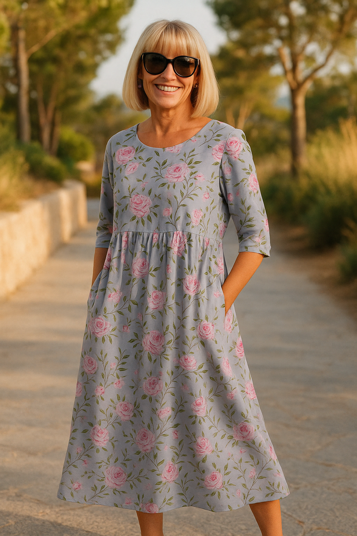 Isolena | Effortless comfort midi jurk
