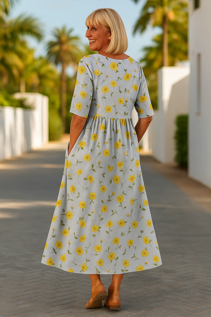 Isolena | Effortless comfort midi jurk