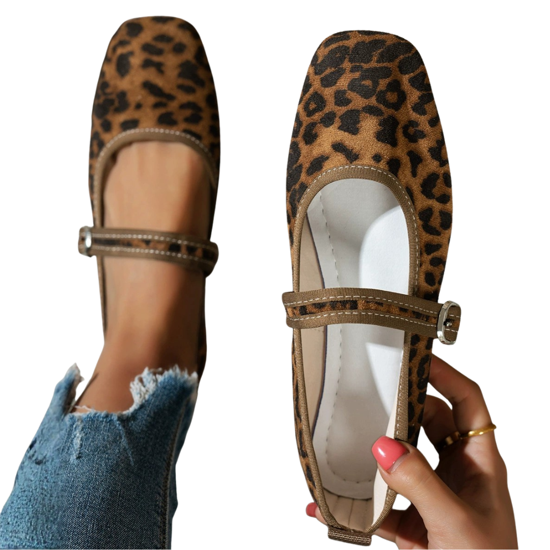Cecile™ | Vintage vierkante neus mary jane schoenen