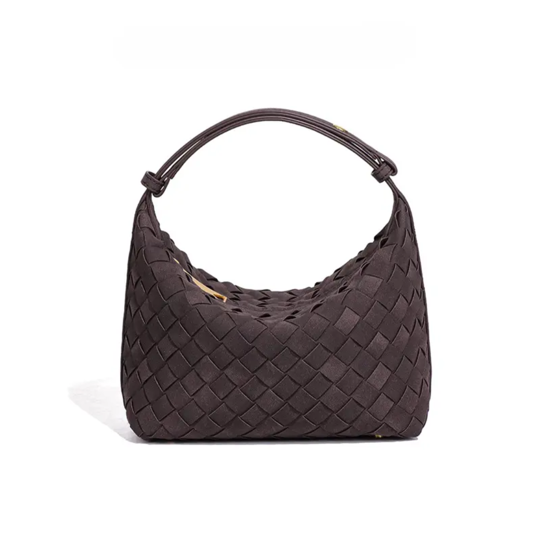 Lisanne™ | Matte woven structured handtas