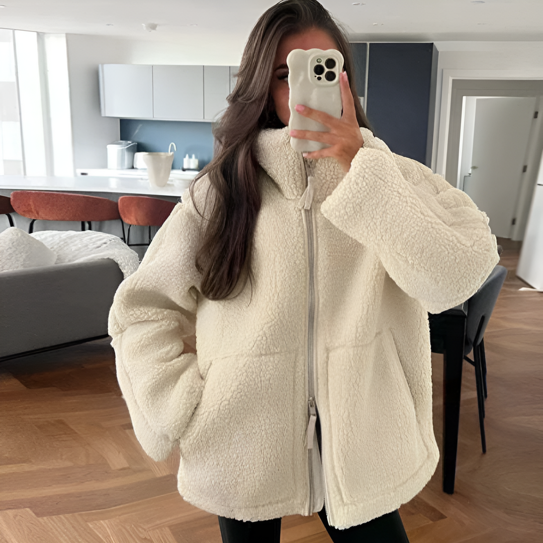Dora™ | Zachte teddy jas