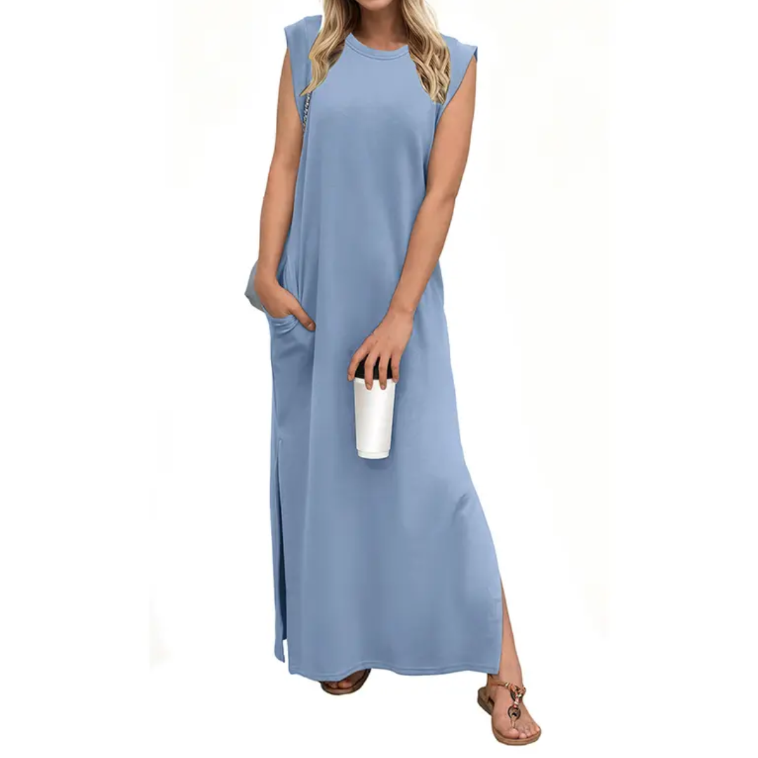 Roseliane | Breezy split pocket maxi jurk